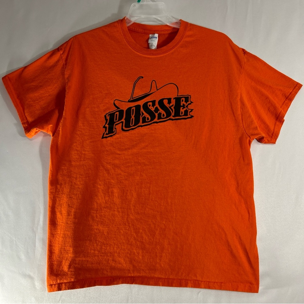 OSU Oklahoma State University Cowboys  Posse T Shirt Mens XL Orange Gildan